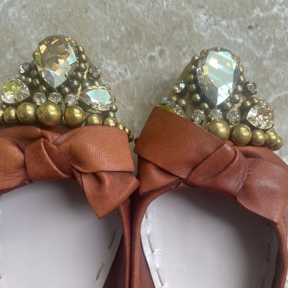 Miu Miu Crystal Embellished Ballet Flats, 39.5 - Picture 3 of 9